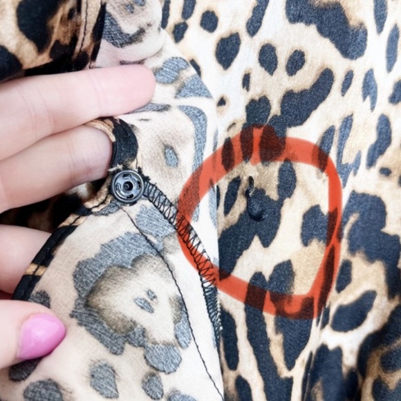 BB Dakota Womens Leopard Print Ruffle Wrap Mini Dress Flutter Sleeve Belted - Picture 13 of 16